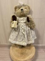 Handgemaakte beer Denise - 45 cm - beige - met certificaat, Verzamelen, Beren en Cherished Teddies, Ophalen of Verzenden, Nieuw