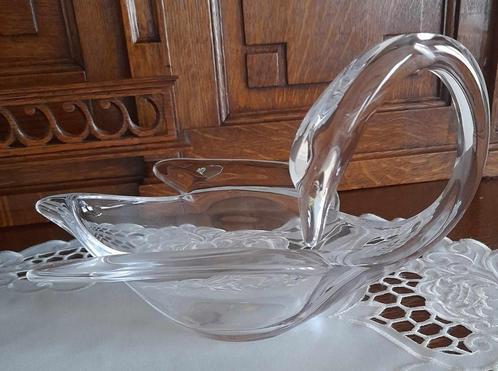 Kristallen zwaan "Vannes-Le-Châtel", Antiek en Kunst, Antiek | Glaswerk en Kristal, Ophalen of Verzenden