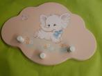 houten wand kapstokje voor kinderkamer, Ophalen of Verzenden, Nieuw, Kapstokje
