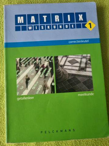 Matrix wiskunde 1 correctiesleutel, Enlèvement, Comme neuf