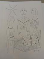 Tekening Haeck, Antiek en Kunst, Ophalen