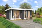 Tuinhuis-Blokhut Okney: 520 x 390 cm, Hobby en Vrije tijd, Nieuw, Goedkooptuinhuis, tuinhuis Okney, overkapping, modern, hout