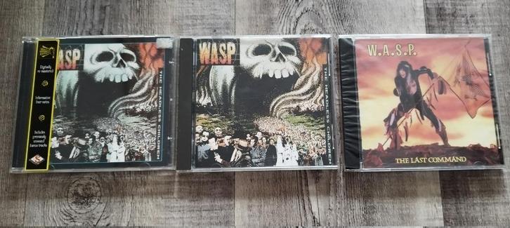 CD's WASP en Manowar, nieuwe staat, Cd's en Dvd's, Cd's | Hardrock en Metal, Zo goed als nieuw, Ophalen of Verzenden