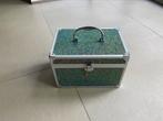 Juwelen kistje, Handtassen en Accessoires, Ophalen, Blauw, Hardcase, Zo goed als nieuw