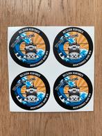 4 kleine Stickers - Belgian Air Force - NH90, Ophalen of Verzenden, Nieuw, Kaart, Foto of Prent