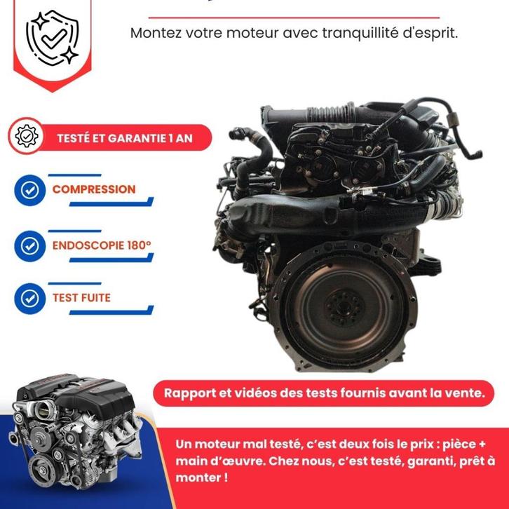 Bijna nieuwe complete motor Mercedes klasse c, Auto-onderdelen, Motor en Toebehoren, Mercedes-Benz, Nieuw, Ophalen of Verzenden