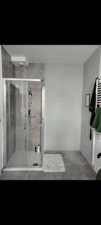 Douchecabine inclusief Grohe kraan, bak, wand, Ophalen, Gebruikt, Chroom, Douche