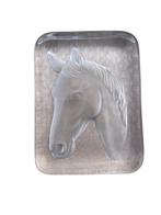 Crystal Horse Paperweight - Daum France gesigneerd, Ophalen of Verzenden