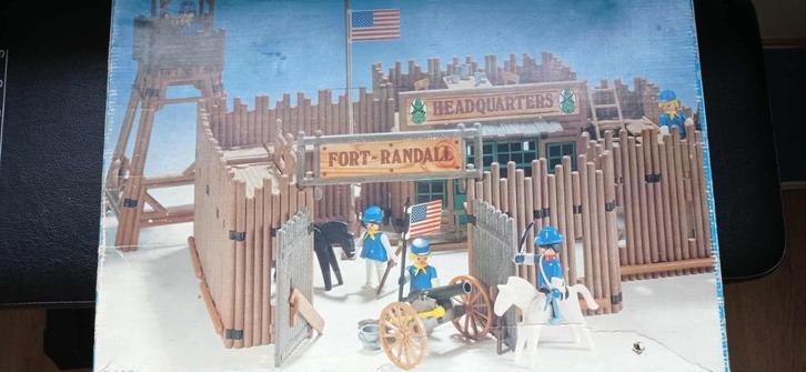 Playmobil Western Fort Randall - 3419 vintage, Kinderen en Baby's, Speelgoed | Playmobil, Gebruikt, Complete set, Ophalen