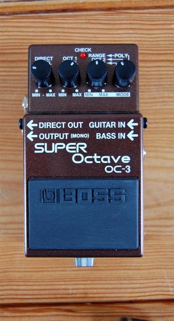 Boss OC-3 Super Octave - octaver voor gitaar of bas