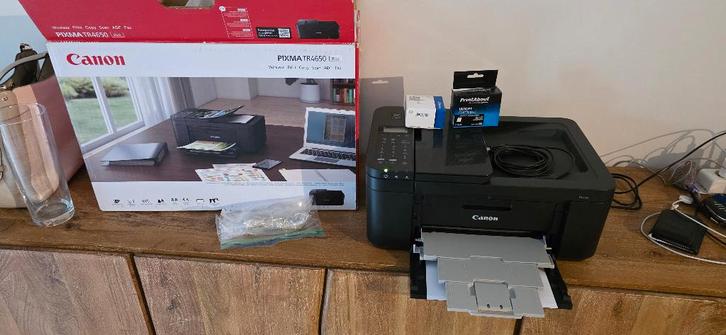 Canon Printer TR4600, Computers en Software, Printers, Zo goed als nieuw, Printer, Inkjetprinter, Faxen, Kleur printen, Kopieren