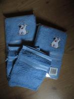 (👉ﾟヮﾟ)👉 4 Handdoeken & 4 Washandjes Dommel Lombard, Nieuw, Handdoek, Verzenden, Overige kleuren