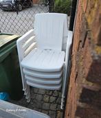 4 tzware tuinstoelen, Ophalen, Zo goed als nieuw