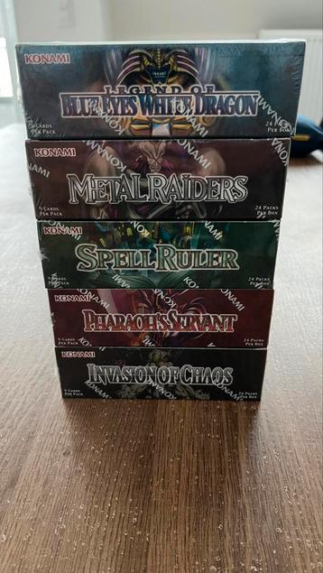 YGO sealed booster box collection, Enlèvement, Booster box