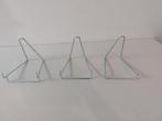 3 porte-cadres, Ophalen, Minder dan 50 cm, Gebruikt, Metaal of Aluminium