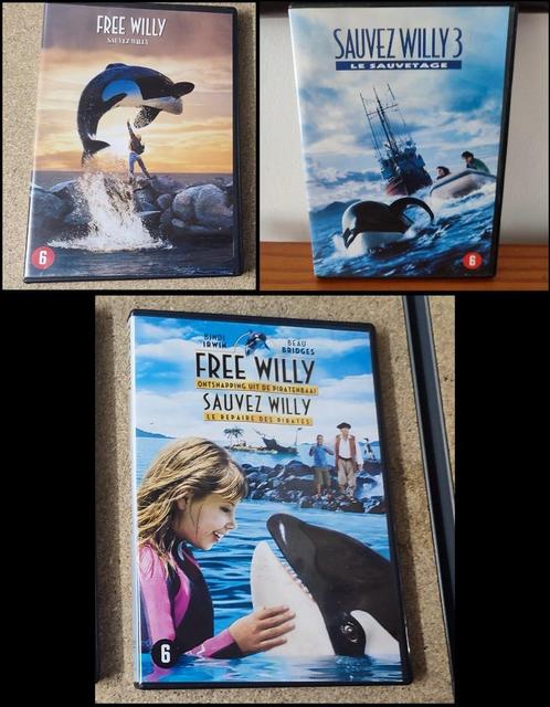 SAUVEZ WILLY - Pack Films 1 & 3 à 4 (dvd), Cd's en Dvd's, Dvd's | Avontuur, Zo goed als nieuw, Ophalen of Verzenden
