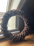 Rieten krans, Huis en Inrichting, Woonaccessoires | Kransen, Ophalen, Zo goed als nieuw