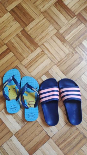 teenslippers  kind  32/33 - 3€/paar beschikbaar voor biedingen