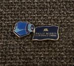 PIN - PHILIP MORRIS - CLUB ESPACE CINEMA, Marque, Utilisé, Envoi, Insigne ou Pin's