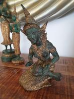 Tempel godin in brons 22 cm, Antiek en Kunst, Antiek | Brons en Koper, Brons, Ophalen