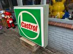 Grote Castrol reclame lichtbak, Verzamelen, Ophalen, Zo goed als nieuw, Reclamebord