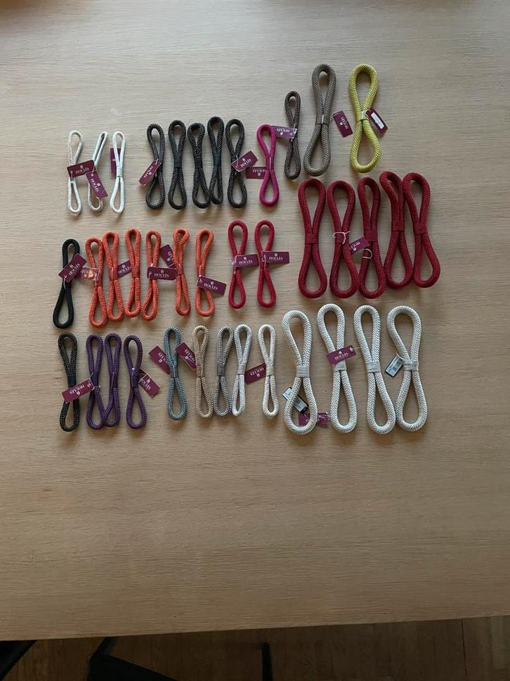 Boucles d’embrasses, Huis en Inrichting, Stoffering | Gordijnen en Lamellen, Zo goed als nieuw, Wit, Crème, Beige, Bruin, Rood