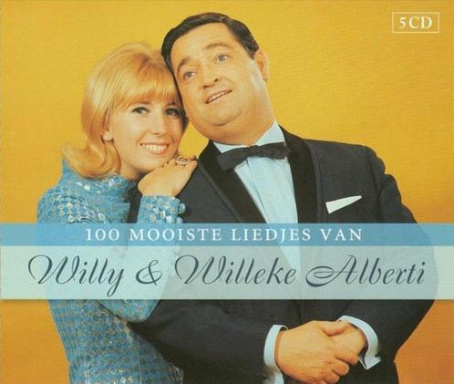 Willy & Willeke Alberti - 100 mooiste liedjes van (5CD), CD & DVD, CD | Néerlandophone, Enlèvement ou Envoi