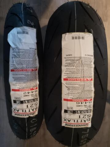 Set de Bridgestone battlax 120/70/17 & 180/55/17 beschikbaar voor biedingen