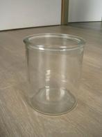 Glazen vaas 14 cm, Huis en Inrichting, Ophalen of Verzenden, Gebruikt, Glas, Minder dan 50 cm