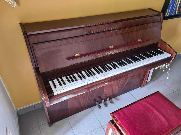Pleyel piano, Muziek en Instrumenten, Piano's, Gebruikt, Piano, Bruin, Ophalen