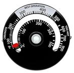 Magnetische Kachel Haard Barbeque Thermometer 0 - 500⁰C 63mm, Huis en Inrichting, Kachels, Nieuw, Ophalen of Verzenden, Houtkachel
