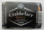 Bieretiket Crabbelaer Original blond Brouwerij De Graal 10s8, Verzenden