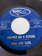 BOB AND EARL. VG/+ PUPPET ON A STRING.  R&B POPCORN 45T, CD & DVD, Vinyles | R&B & Soul, Enlèvement ou Envoi, Comme neuf, R&B