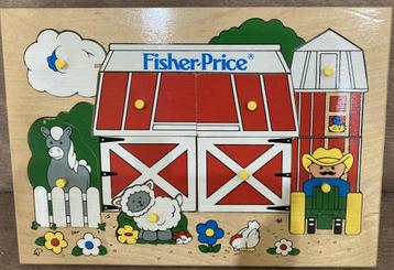 mooie houten puzzels van Fisher-Price beschikbaar voor biedingen