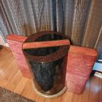 Console belegd met natuurstenen en rode koraal., Ophalen, Zo goed als nieuw