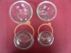 2 Weckpotten, Ophalen, Zo goed als nieuw, Glas