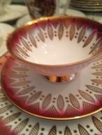 tasse et soucoupe vintage en porcelaine, parfait état, Antiquités & Art, Enlèvement ou Envoi