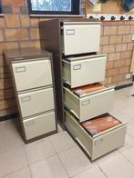 2 metalen ladenkasten inclusief hangmappen, Archief en Opbergen, Ophalen, Gebruikt, Kast