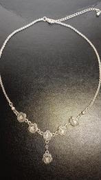 collier fantaisie avec strass, Enlèvement ou Envoi, Comme neuf, Autres matériaux, Avec pendentif