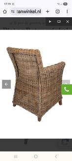 2 Rieten zetels met kussens, Enlèvement