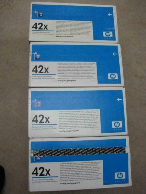 4 nouveaux toners HP Q5942X haute capacité (HP 42X) HP 4250-, Informatique & Logiciels, Fournitures d'imprimante, Neuf, Toner