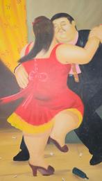 Fernando Botero  Olie werk op doek, Ophalen
