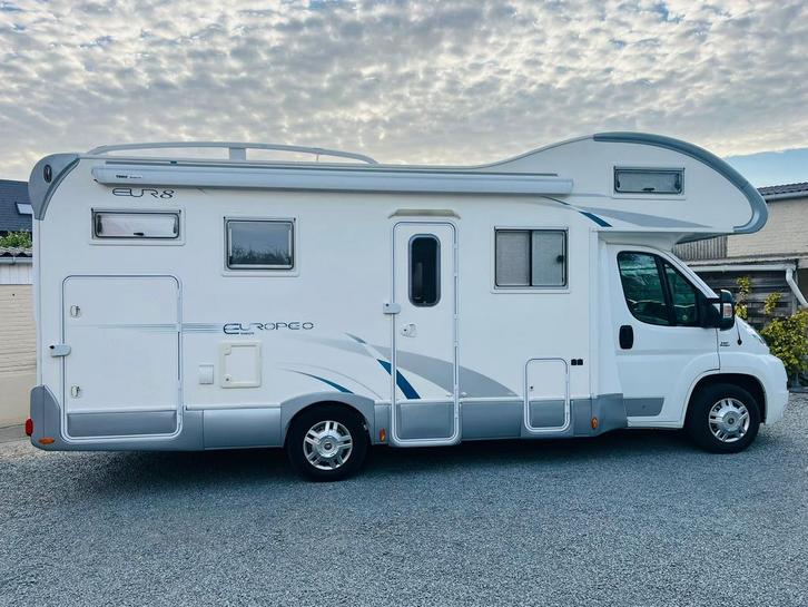 Mobilhome rimor europeo 8, Caravanes & Camping, Camping-cars, Particulier, jusqu'à 6, Alcôve, Diesel, Boîte manuelle, Toilette à cassette