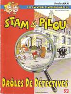 Stam & Pilou - Drôles de détectives, Gelezen, Ophalen of Verzenden, Studio Max, Eén stripboek