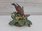 Oiseau en porcelaine. La linotte mélodieuse. Franklin Mint., Enlèvement, Comme neuf
