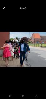 Koraalkleurige strapless jurk maat 10 (+-40), Kleding | Dames, Ophalen of Verzenden, Zo goed als nieuw