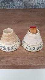 2antieke lucifer aanstekers (match striker) Dubonnet-reclame, Ophalen of Verzenden