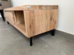 Tijdloos design TV-meubel XOOON - in volle eik - met lade, Ophalen, Zo goed als nieuw, Eikenhout, Modern