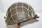 US WW2 helmennet met brede mazen. (2), Verzenden, Landmacht, Helm of Baret