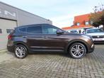 Hyundai Santa Fe 2.2 CRDi 4WD Executive (bj 2017, automaat), Auto's, Automaat, Santa Fe, Bruin, Leder